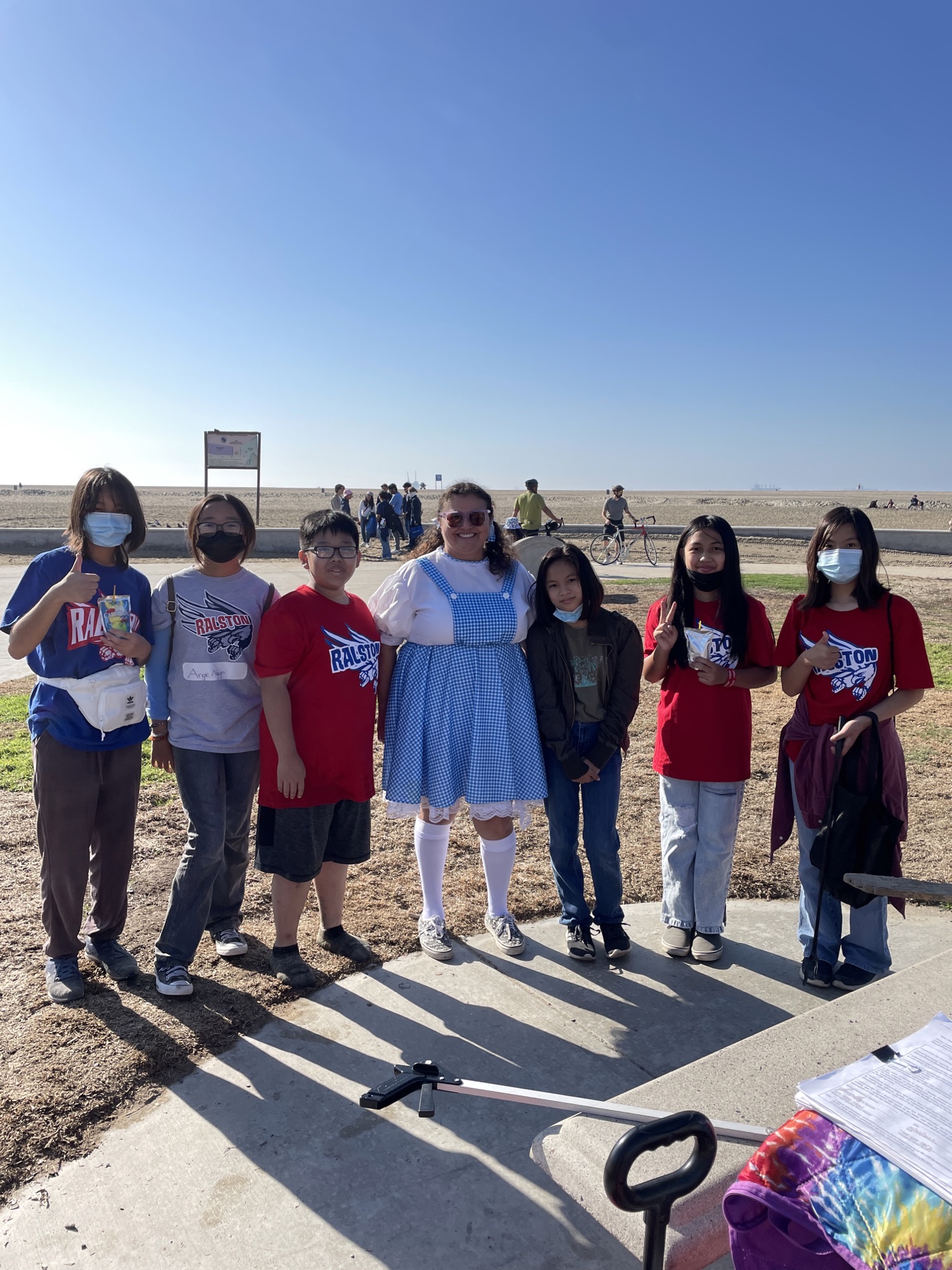 Halloween AVID Beach clean Up day 