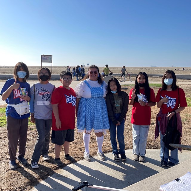 Halloween AVID Beach clean Up day